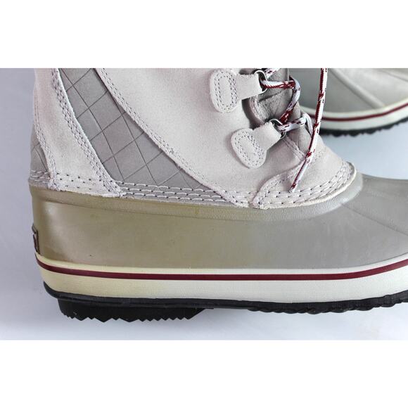 L. L. Bean Snow boots gray Women's size 9 with liner duck water resistant - Picture 6 of 11